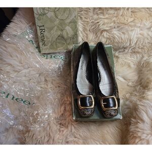 J.Renee | Shoes | J Renee Womens Charolette Glitter Dress Pumps Silver  Medium | Poshmark